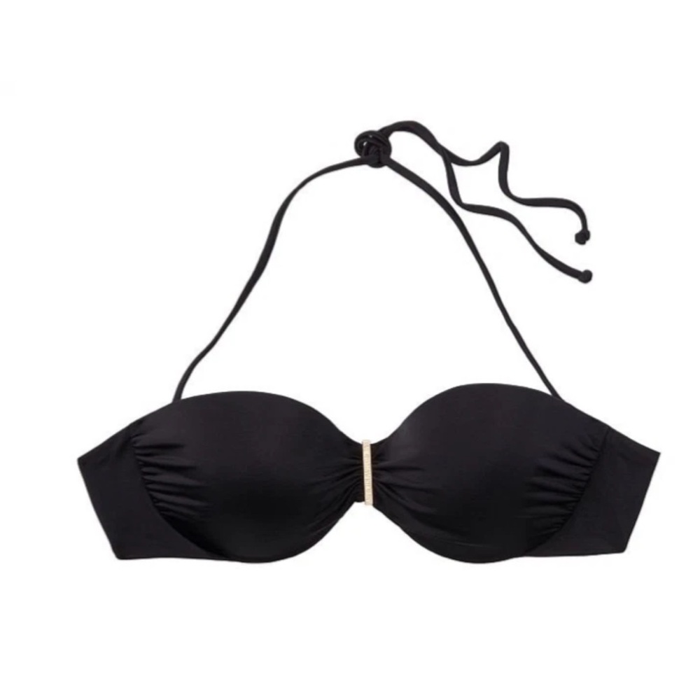 NWT Victoria’s Secret Ventanas Bandeau Push Up Swim Top Bikini